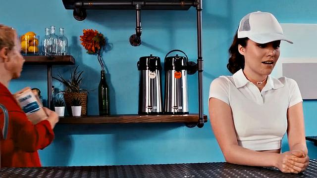 Inked asian fingering friend