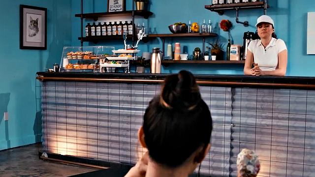 Inked asian fingering friend