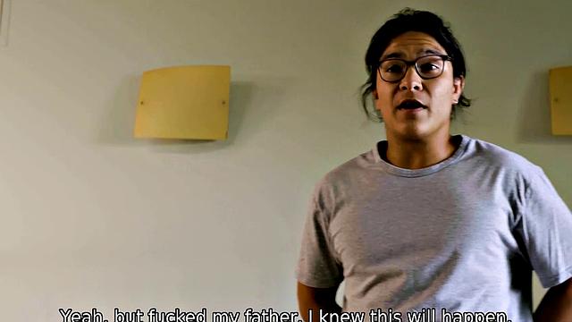 DADDY4K. Mature guy doesn't waste chance to have fun with son's cute GF