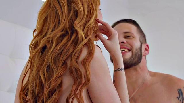 Bi busty redhead MILF rimmed while facesitting in MM 3some