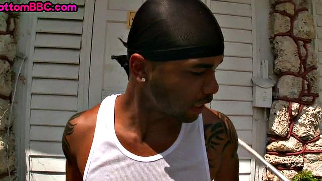 Real Black thug picked up and fucked in store