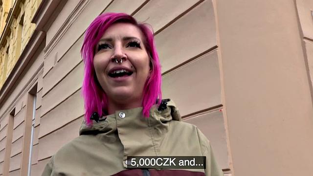 Redhead russian babe gets sex doggystyle