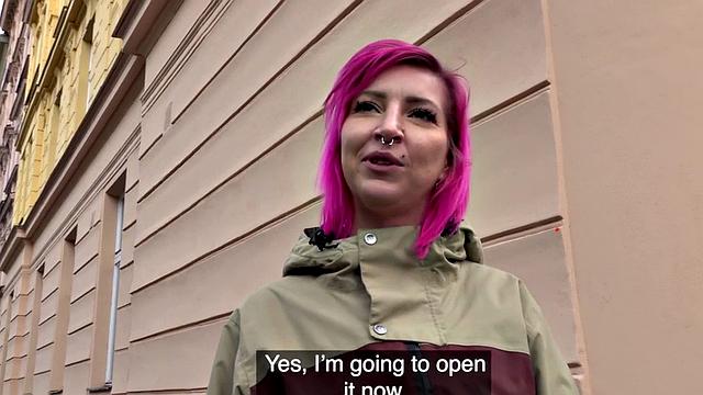 Redhead russian babe gets sex doggystyle