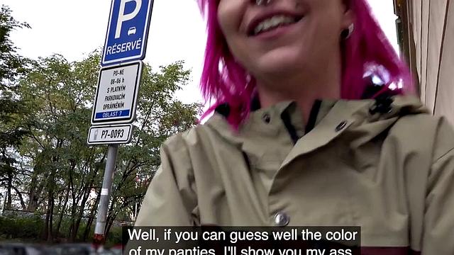 Redhead russian babe gets sex doggystyle