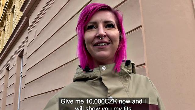 Redhead russian babe gets sex doggystyle