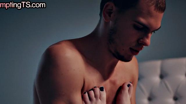 Lingerie MILF babe sucks and gets barebacked by BF