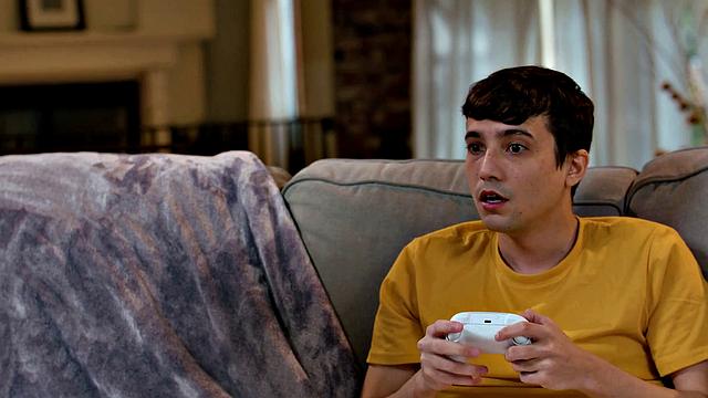 ADULT TIME - Huge Naturals MILF Dee Williams Fucks Stepson's Controller While He Plays!