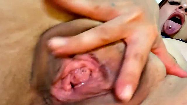 Kinky Young Woman Pussy Close Up