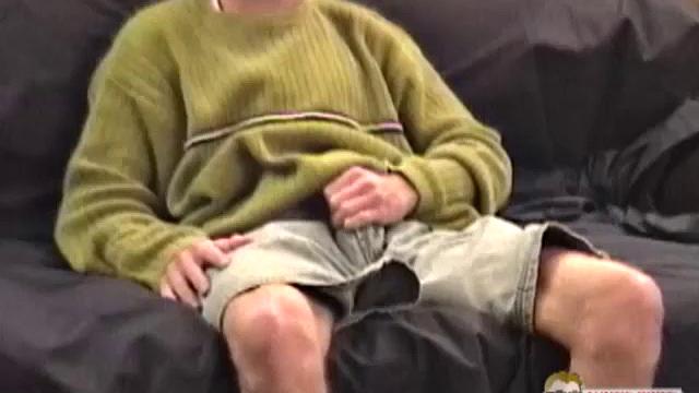 Auntie Bob liked this 24 year old blond so much, he had him back for another solo jack off scene. In round two, Scott is on the sofa watching a gay flick. This sexy blue eyed boy is already rock hard by the time he gets naked.