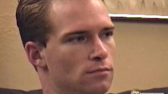 Auntie Bob liked this 24 year old blond so much, he had him back for another solo jack off scene. In round two, Scott is on the sofa watching a gay flick. This sexy blue eyed boy is already rock hard by the time he gets naked.