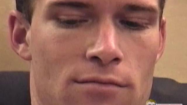 Auntie Bob liked this 24 year old blond so much, he had him back for another solo jack off scene. In round two, Scott is on the sofa watching a gay flick. This sexy blue eyed boy is already rock hard by the time he gets naked.