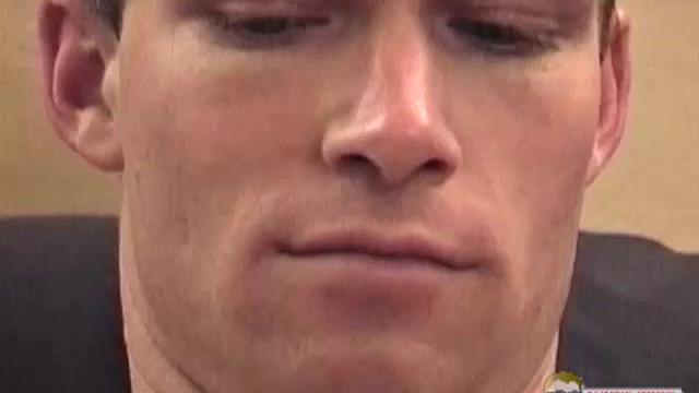 Auntie Bob liked this 24 year old blond so much, he had him back for another solo jack off scene. In round two, Scott is on the sofa watching a gay flick. This sexy blue eyed boy is already rock hard by the time he gets naked.