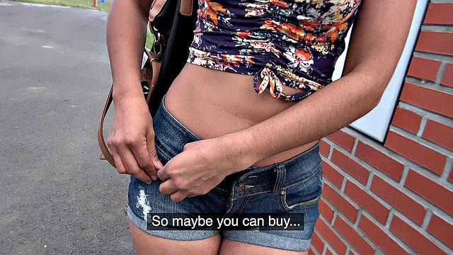 Cash-hungry Asian Fucks for a Hot BJ and Doggystyle Session in Public