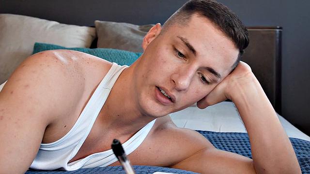 Stepbrother stud baerbacked in bedroom taboo sex