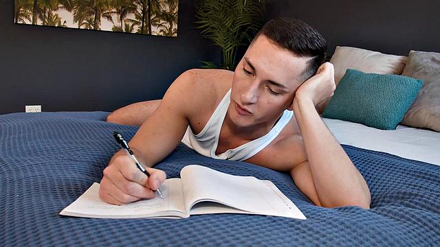 Stepbrother stud baerbacked in bedroom taboo sex