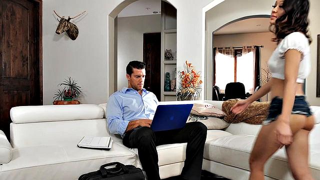 Petite Pussy Of All Natural Jasmine Grey Gets Deeply Impaled On a Hard Cock