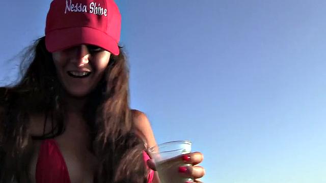 Hot amateur couple enjoys a blowjob on vacation