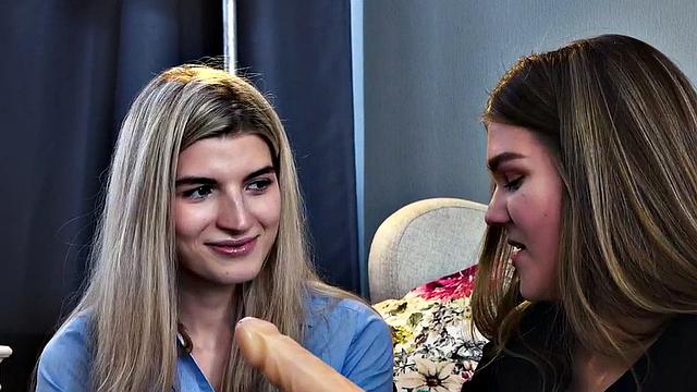 21yo dykes fuck each other's ass with toys in closeup