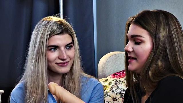 21yo dykes fuck each other's ass with toys in closeup