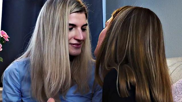 21yo dykes fuck each other's ass with toys in closeup