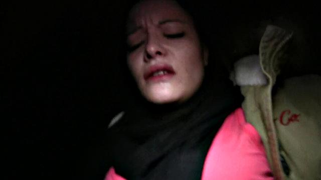 Glass-wearing brunette gets pounded outdoors while wearing glasses