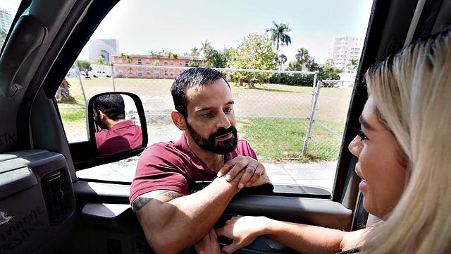 amateur jock fucks bottom in public van outdoors