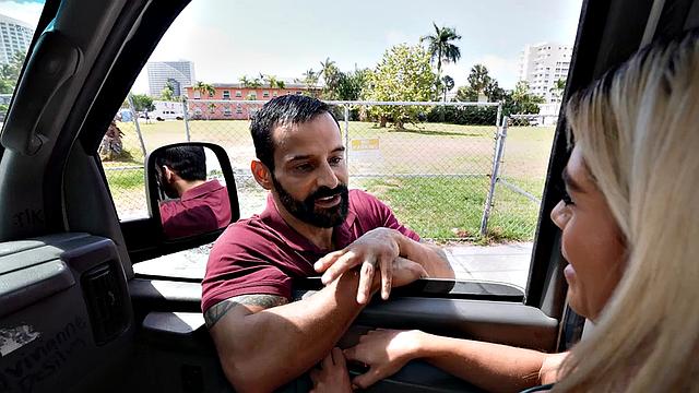 amateur jock fucks bottom in public van outdoors