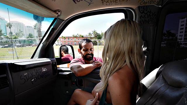 amateur jock fucks bottom in public van outdoors