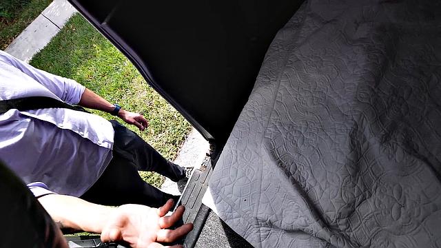 amateur dude fucks gay stud in public van outdoor