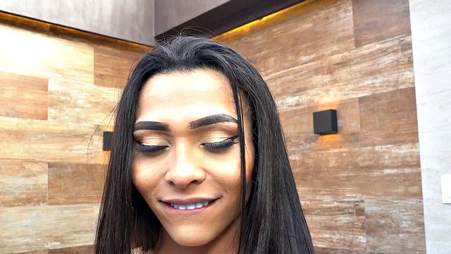 Bigbooty Brazilian with big tanned boobs bareback fucked