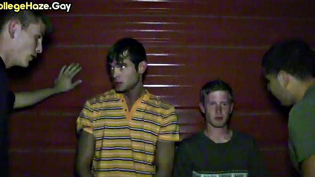 Oiled guy fucked by guy in hazed anal for fraternity
