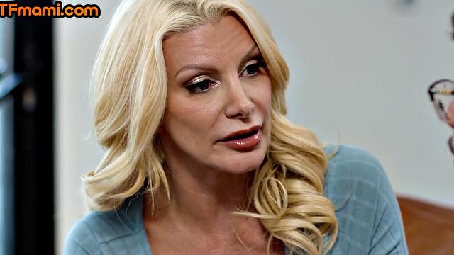 Huge GILF cougar spoils stepson