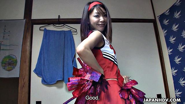 Tomomi Matsuda is a cheerleader fucked wildly