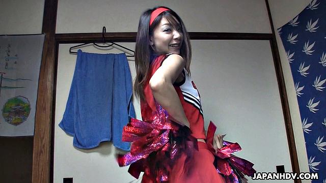 Tomomi Matsuda is a cheerleader fucked wildly