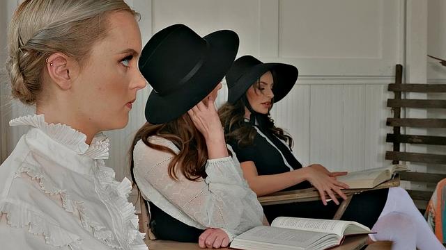 Part 1 of the Loophole: A wild outdoor adventure with tattooed athletic lesbians and natural tits inked babe