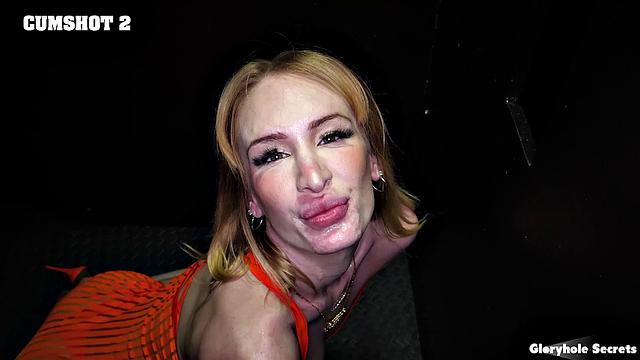 GloryholeSecrets - Cumpilation with Hot Babes Getting JIZ in Their Mouths