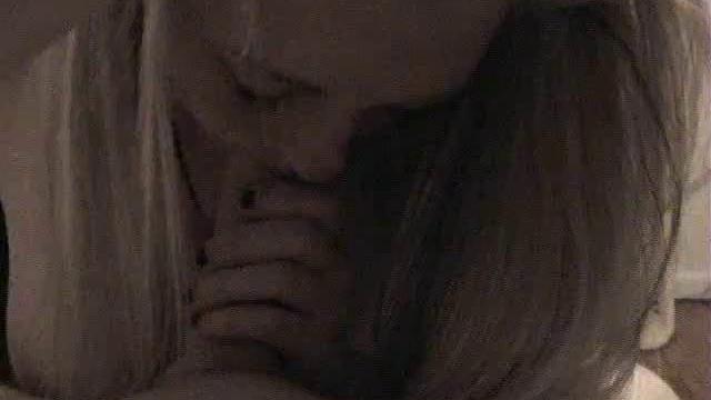 Hot Blonde Babe Sucks A Huge Cock And Blows
