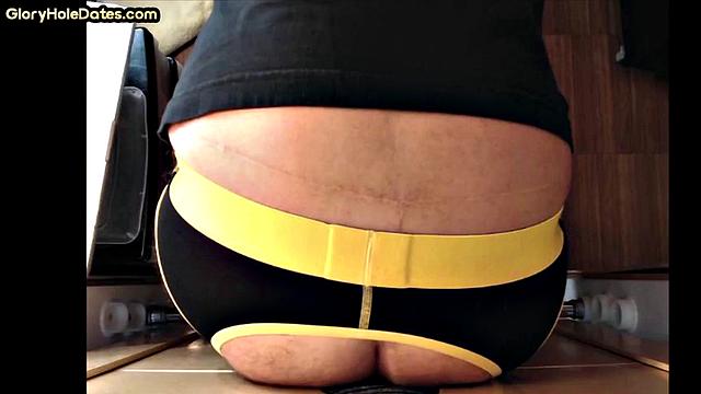 amateur caught by camera in gloryhole