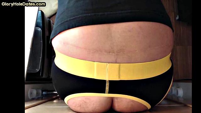 amateur caught by camera in gloryhole