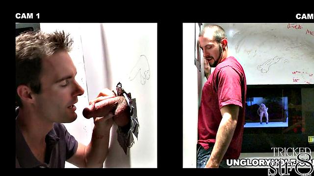 Real straight guy fooled at the gloryhole