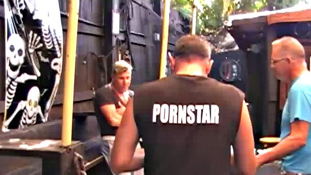 Behind the scenes with Victor Cody on the set of Bareback Me Daddy