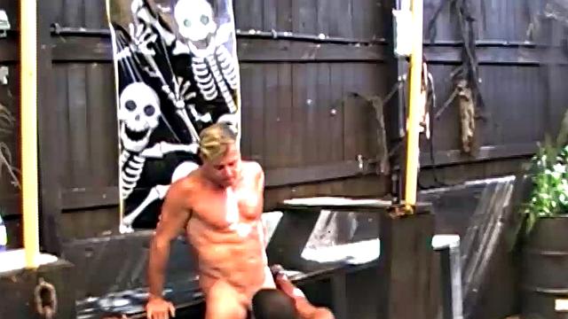 Behind the scenes with Victor Cody on the set of Bareback Me Daddy