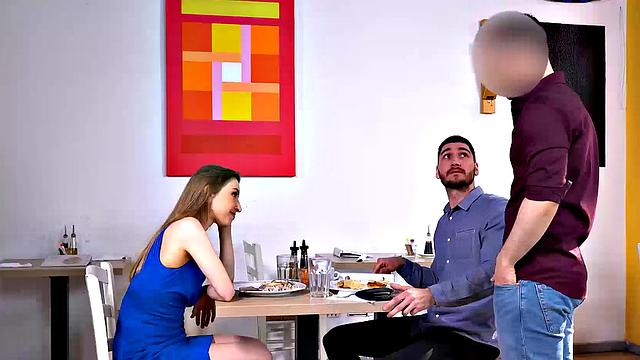 Experience the ultimate pleasure with this hot wife's tight pussy and hard cock