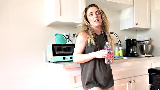 Anal loving babe with small tits enjoys big cock