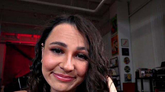 Real GF spoils POV cock in dirty talk wanking