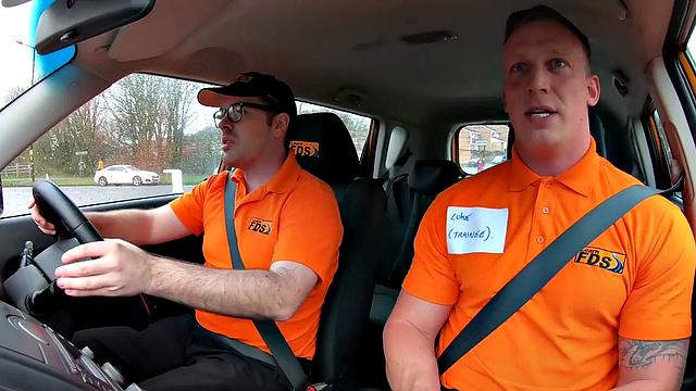 Real brit mature nailed in car by driving trainee