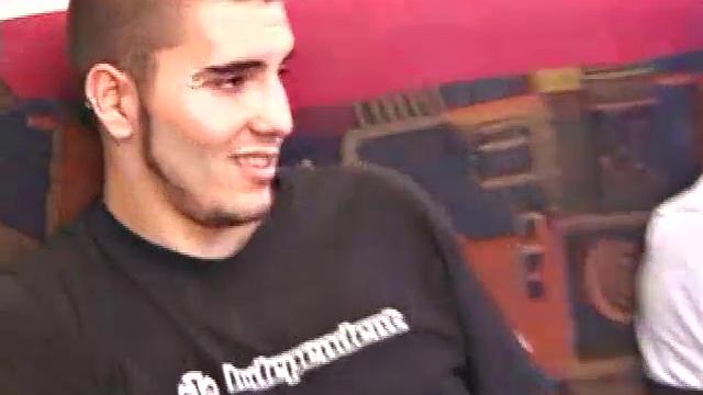 Rock Lee and Kent Stryker have no time for pleasantries before jacking off, and Rock seems eager to suck Kent's fat cock. After they've stripped naked, Rock goes right back to work.