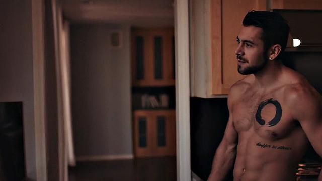 Sinning MILF with natural tits rides stepson's cock