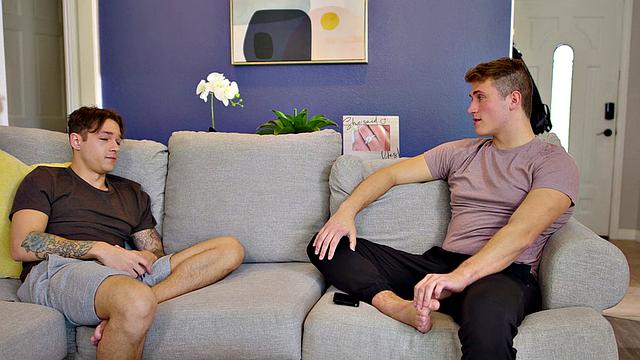 Tatted Stud Railed By Hot Buddy - Studios