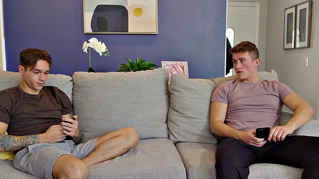 Tatted Stud Railed By Hot Buddy - Studios